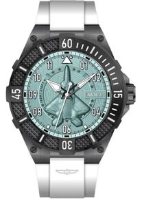 Invicta Aviator 50645 Herrenuhr - Quarzwerk - Edelstahl mit blauem Zifferblatt - 50 mm