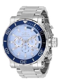 Invicta Coalition Forces 50226 Herrenuhr - Quarzwerk - Edelstahl mit blauem Zifferblatt - 52 mm