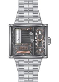 Invicta Artist 49475 Herrenuhr - Quarzwerk - Edelstahl mit grauem Zifferblatt - 52 mm