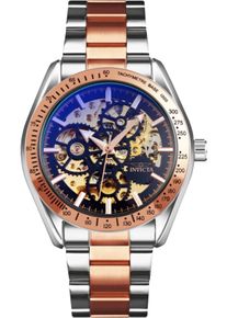 Invicta Objet D Art 69599 Herrenuhr - Automatisches Werk - Edelstahl mit schwarzem Zifferblatt - 43 mm