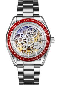 Invicta Objet D Art 69596 Herrenuhr - Automatisches Werk - Edelstahl mit silbernem Zifferblatt - 43 mm