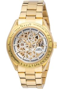 Invicta Objet D Art 69597 Herrenuhr - Automatisches Werk - Edelstahl mit wei&szlig;em Zifferblatt - 43 mm