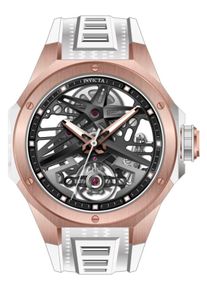 Invicta Celestial 69539 Herrenuhr - Mechanisches Werk - Edelstahl mit schwarzem Zifferblatt - 43 mm