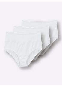 sheego Gro&szlig;e Gr&ouml;&szlig;en Slip, wei&szlig;, Gr&ouml;&szlig;e 52/54 - Damen