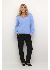 Kaffe Strickpullover Loose fit blue