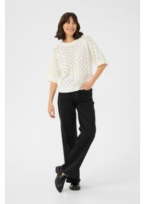 Kaffe Strickpullover Loose fit white