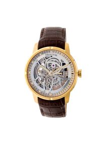 Heritor Automatikuhr Ryder Skelett mit Lederband