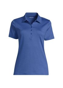 LANDS' END Supima-Poloshirt f&uuml;r Damen in Plus-Gr&ouml;&szlig;e, Damen, size: plus, Blau, Baumwolle, by Lands' End