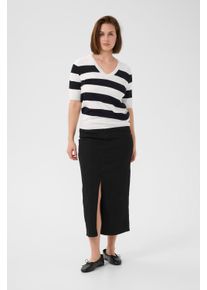 Kaffe Strickpullover KAlizza Regular fit black white