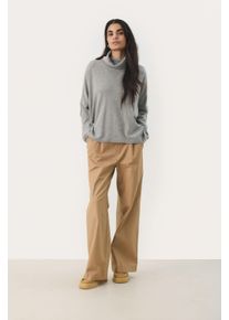 PART TWO Strickpullover Lockere Passform grey