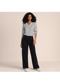 LANDS' END Starfish Jersey-Freizeithose mit weitem Bein f&uuml;r Damen, Damen, size: regular, Schwarz, Baumwoll-Mischung, by Lands' End