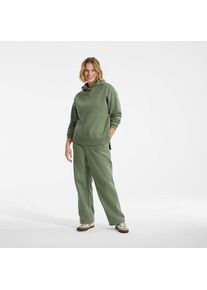 LANDS' END Jogginghose mit geradem Bein SERIOUS SWEATS, Damen,  Gr&uuml;n, Baumwoll-Mischung/Polyester-Mischung, by Lands' End