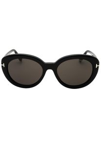 Tom Ford Sonnenbrille In Gl&auml;nzendem Schwarz