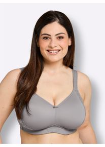 SuSa sheego Gro&szlig;e Gr&ouml;&szlig;en Minimizer-BH ohne B&uuml;gel, taupe, Gr&ouml;&szlig;e 90E - Damen