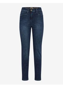 Raphaela by Brax Damen Five-Pocket-Hose Style LUCA STONED USING & BUFFIES, denim blau, Gr. 36