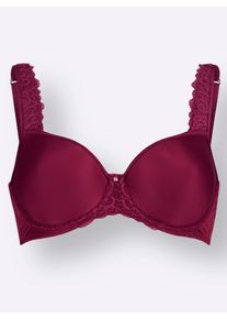 Viania sheego Gro&szlig;e Gr&ouml;&szlig;en Schalen-BH mit B&uuml;gel, weinrot, Gr&ouml;&szlig;e 85G - Damen