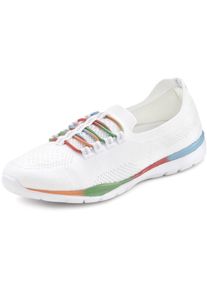 Lascana sheego Gro&szlig;e Gr&ouml;&szlig;en Sneaker, wei&szlig;-multi, Gr&ouml;&szlig;e 40 - Damen