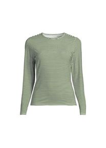 LANDS' END Schnelltrocknendes UPF 50 Sonnenschutz-Badeshirt f&uuml;r Damen, Damen, size: regular, Gr&uuml;n, Nylon-Mischung, by Lands' End