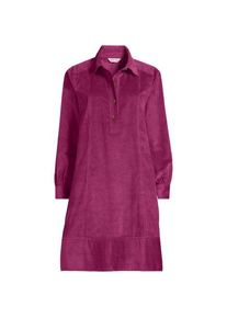 LANDS' END Breitcord-Hemdkleid f&uuml;r Damen in Plus-Gr&ouml;&szlig;e, Damen, size: plus, Pink, Baumwolle, by Lands' End