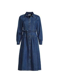 LANDS' END Jeans-Midikleid in Plus-Gr&ouml;&szlig;e, Damen, size: plus, Blau, by Lands' End