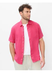 Brax Herren Hemd Style LUKE raspberry, Rosa, Gr. L