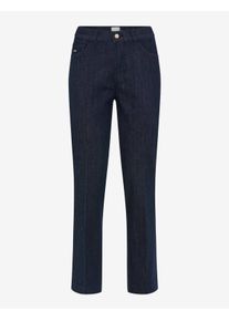 Brax Damen Five-Pocket-Hose Style MAY S CLEAN RAW BLUE, denim dunkelblau, Gr. 32