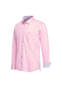 Cappuccino Italia Hemd f&uuml;r Herren. Das Hemd ist aus Baumwolle und Elastan gefertigt und hat eine normale Passform. Auf der Brusttasche ist ein sch&ouml;nes Cappuccino-Logo aufgestickt. Marke: Cappuccino ItaliaModellname: Stretch Shirt AnconaKategorie: HerrenMaterialien: Baumwolle, ElastanFarbe: rosa