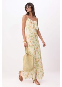&Auml;rmelloses Maxikleid mit Blumenmuster und A-Linien-Schnitt f&uuml;r Damen