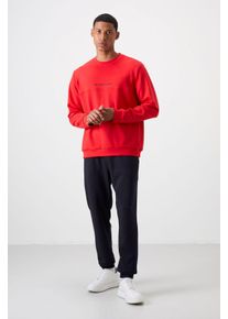 Bedrucktes Fleece-Sweatshirt- und Hosen-Set
