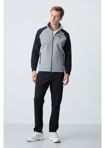 Herren Farbblockiertes Strick-Active-Set
