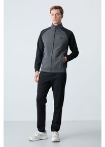 Herren Farbblockiertes Strick-Active Set