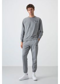 Herren Oversized Sweatshirt- und Hose-Set