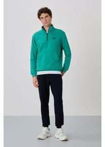 Herren Sweatshirt mit Rei&szlig;verschluss und Hosen Set