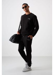 Herren Langarm Sweatshirt und Hose Set
