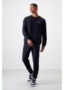 Herren Langarm-Sweatshirt und Hose Set