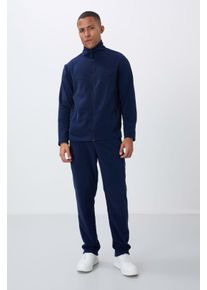 Herren Rei&szlig;verschluss Sweatshirt und Hosen Set