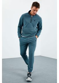 Herren Polyester Sweatshirt- und Hosen-Set
