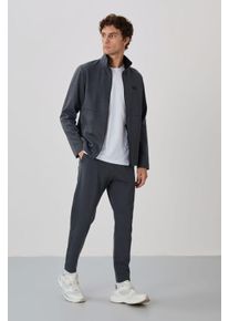 Herren Sweatshirt mit Rei&szlig;verschlusskragen und Hose Set
