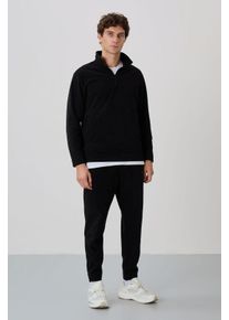 Herren Polyester-Fleece Sweatshirt- und Hosen-Set