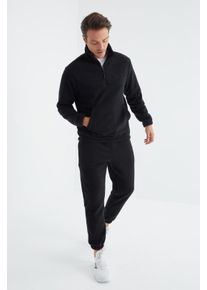Herren Polyester Sweatshirt und Hose Set