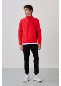 Herren Sweatshirt- und Hosen-Set mit Rei&szlig;verschluss vorne