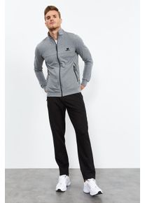 Herren Sweatshirt-Set mit Rei&szlig;verschluss und Hose