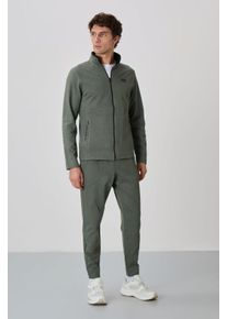 Herren Sweatshirt-Set mit Rei&szlig;verschlusskragen und Hose