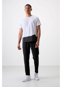 Herren Nahtlose Gerade Schnitt Sweatpants