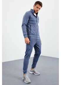 Herren Scuba Strick Sweatshirt und Hosen Set