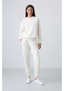 Oversized Sweatshirt und Hose mit elastischem Bund Set