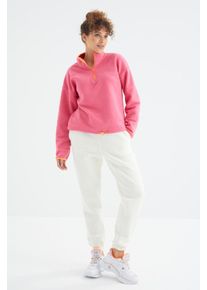 Damen High-Waist Fleece Jogginghose