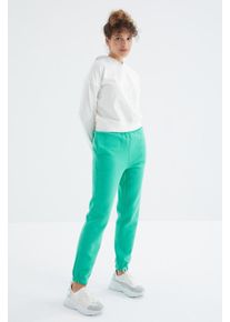 Damen Hochbund Fleece Jogginghose
