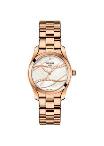 Tissot T-wave ros&eacute;gold Damen Armbanduhr T1122103311100