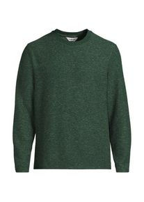 LANDS' END Struktur-Shirt mit Leinen, Herren,  Gr&uuml;n, Leinen/Polyester/Polyester-Mischung, by Lands' End